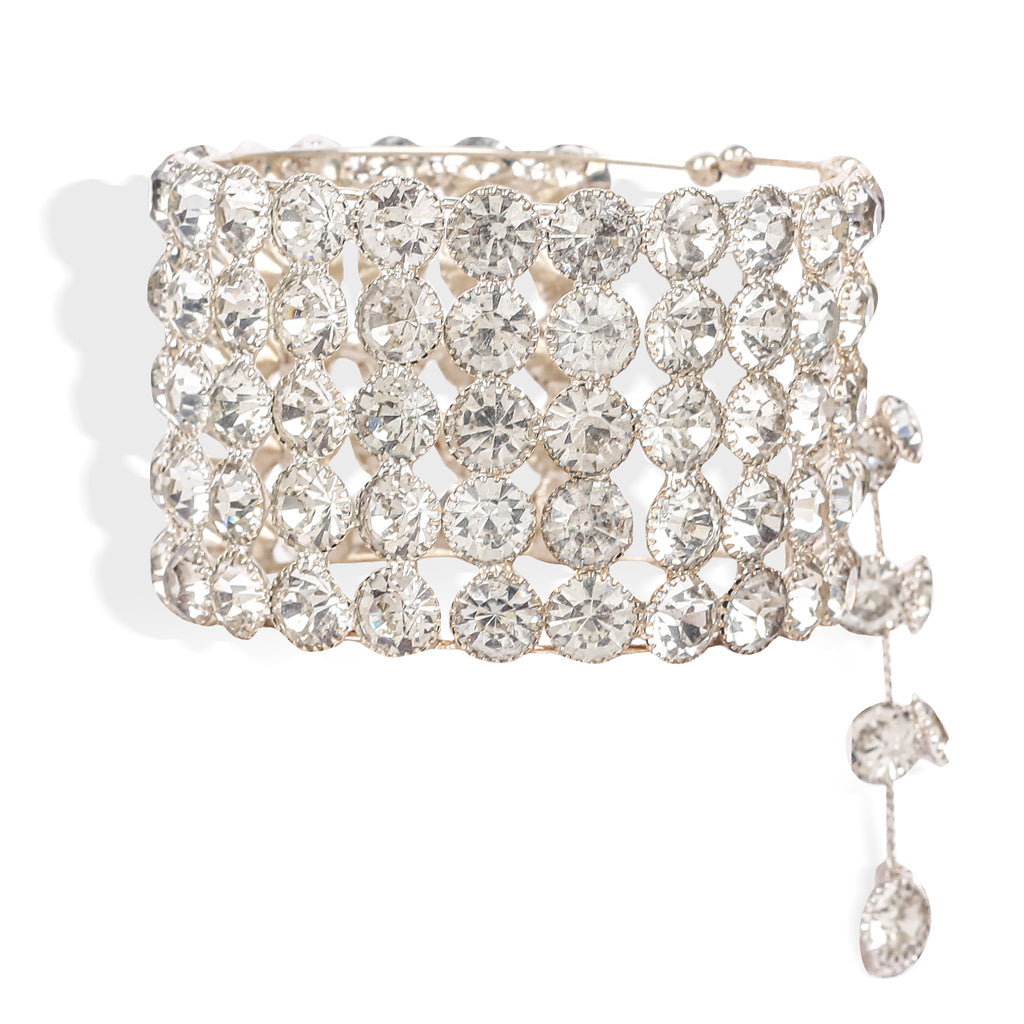 5 Layer Silver Plated Adjustable Bracelet