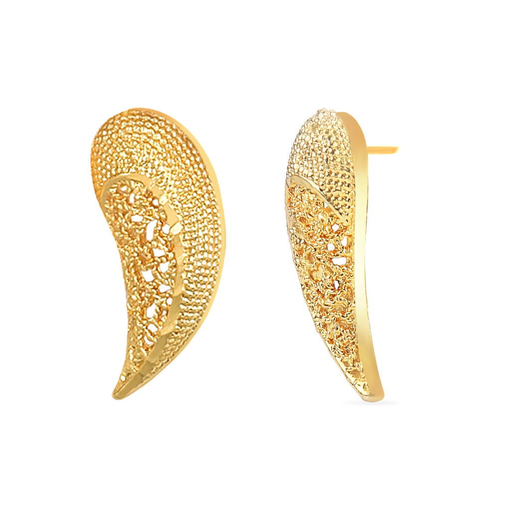 Gold Plated Sunflower Style Pendent Set