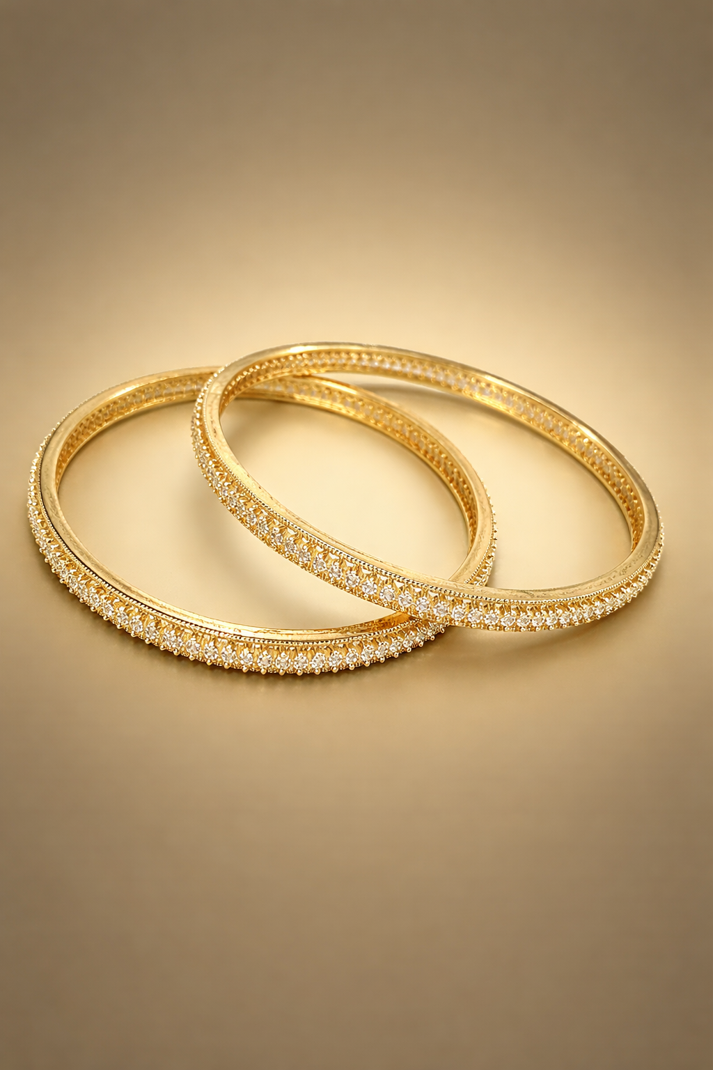 Gold Plated Stone Bangles