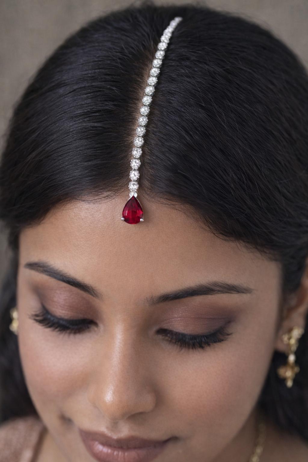 Cubic Zirconia Maangtika – Available in 14 Colours