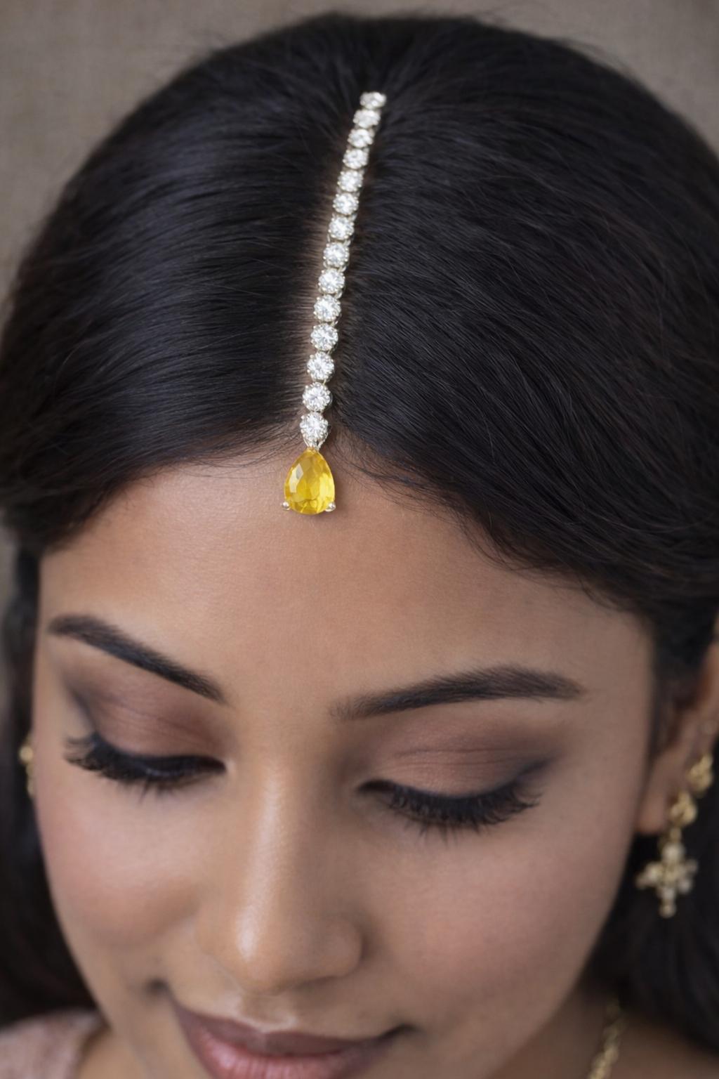 Cubic Zirconia Maangtika – Available in 14 Colours