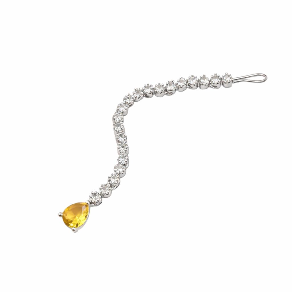 Cubic Zirconia Maangtika – Available in 14 Colours
