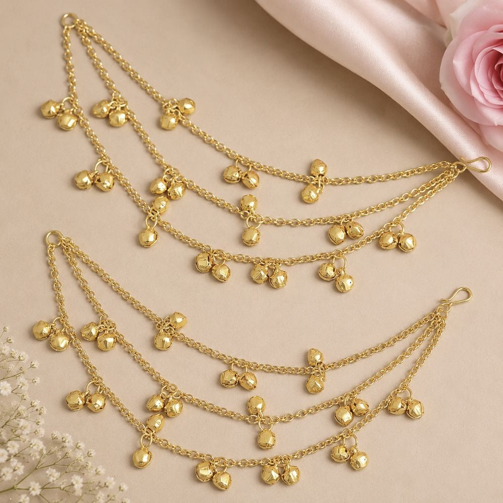 Kashmiri Ghungroo Kan Chain