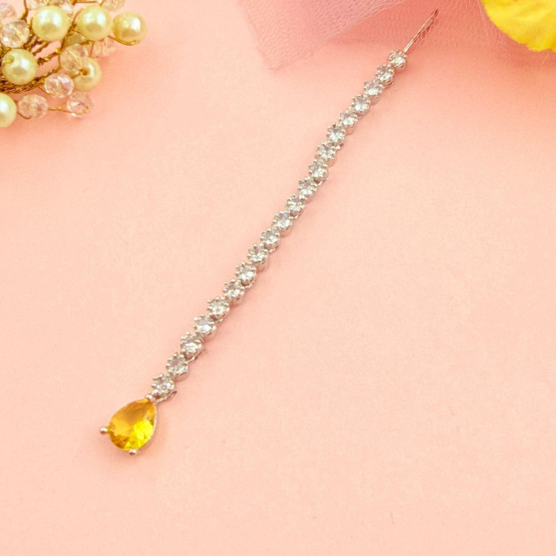 Cubic Zirconia Maangtika – Available in 14 Colours