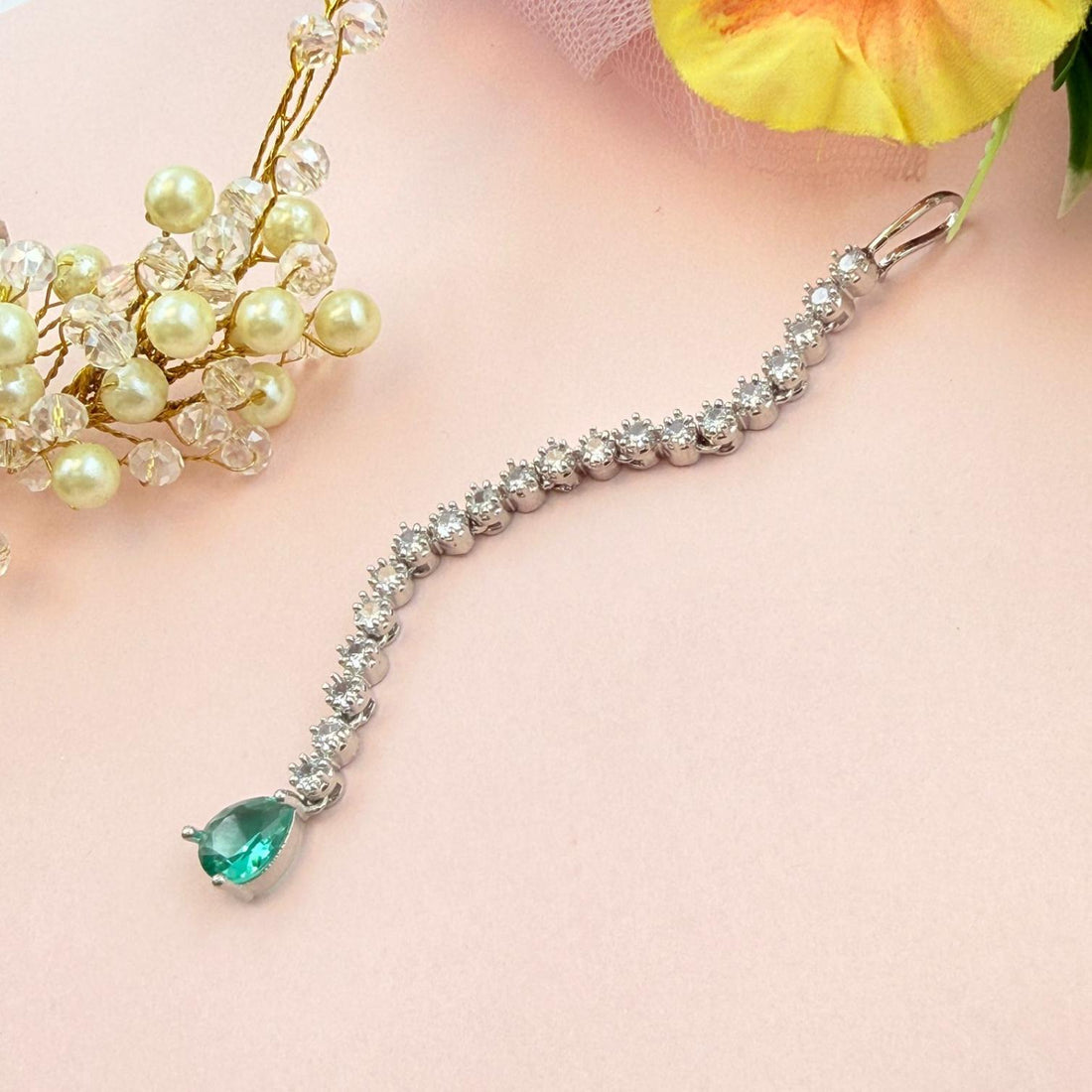 Cubic Zirconia Maangtika – Available in 14 Colours