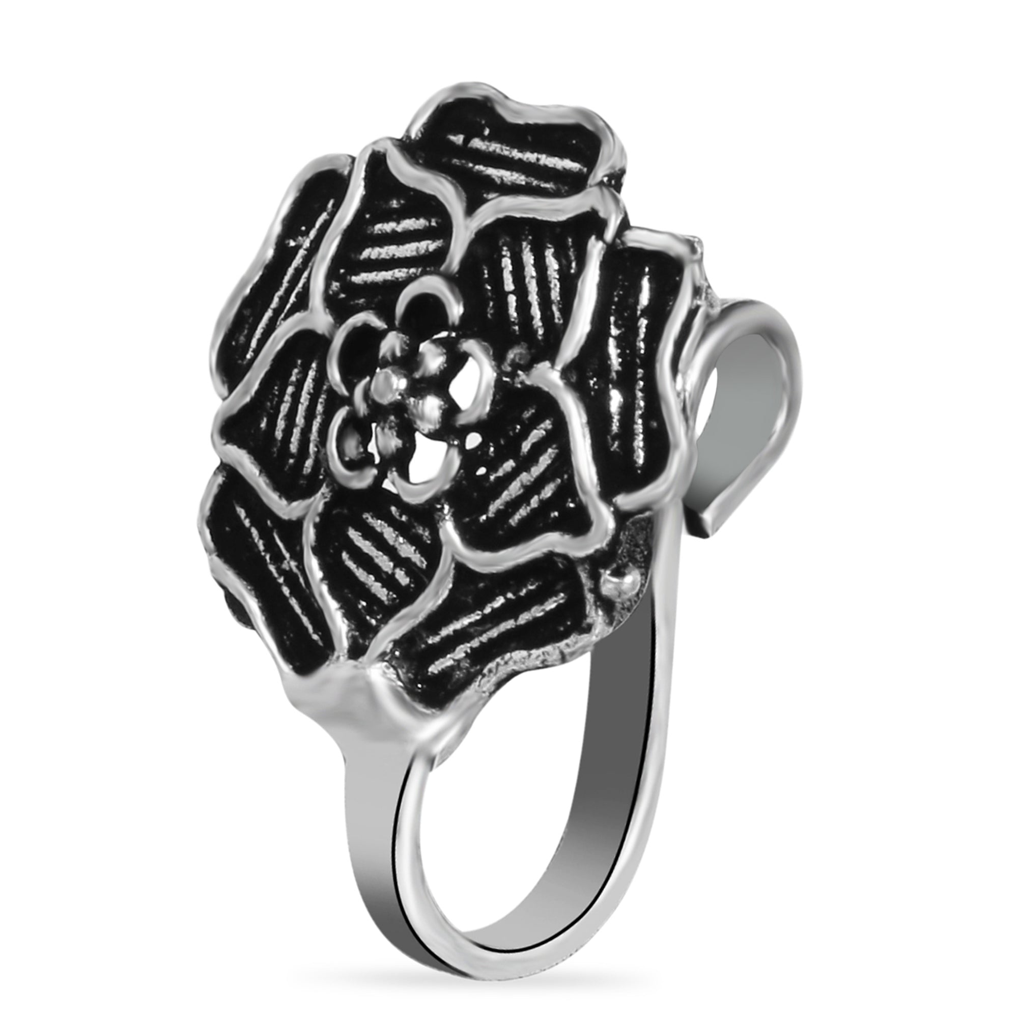 Silver Crochet Nose Pin (Clip On) Set of 7