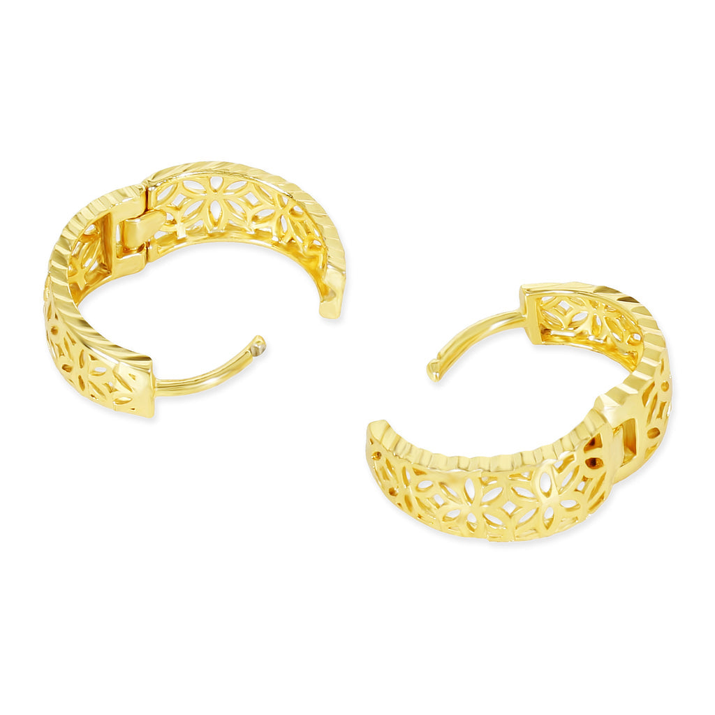 Gold Round Bali Hoop - Washable