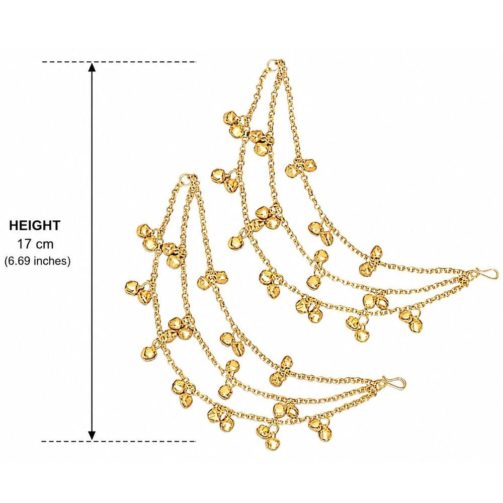 Kashmiri Ghungroo Kan Chain