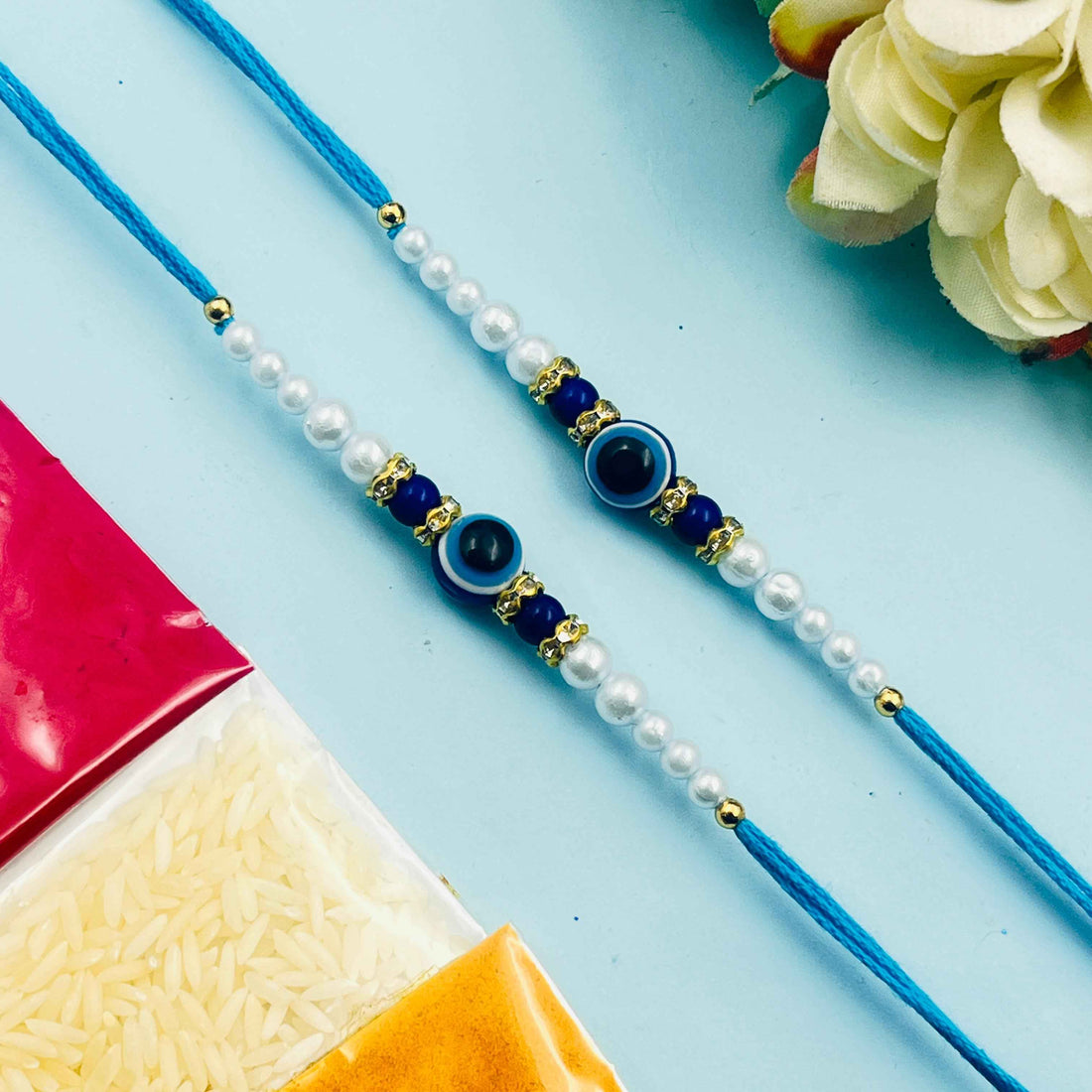Evil Eye Rakhi Set of 2 for Brother