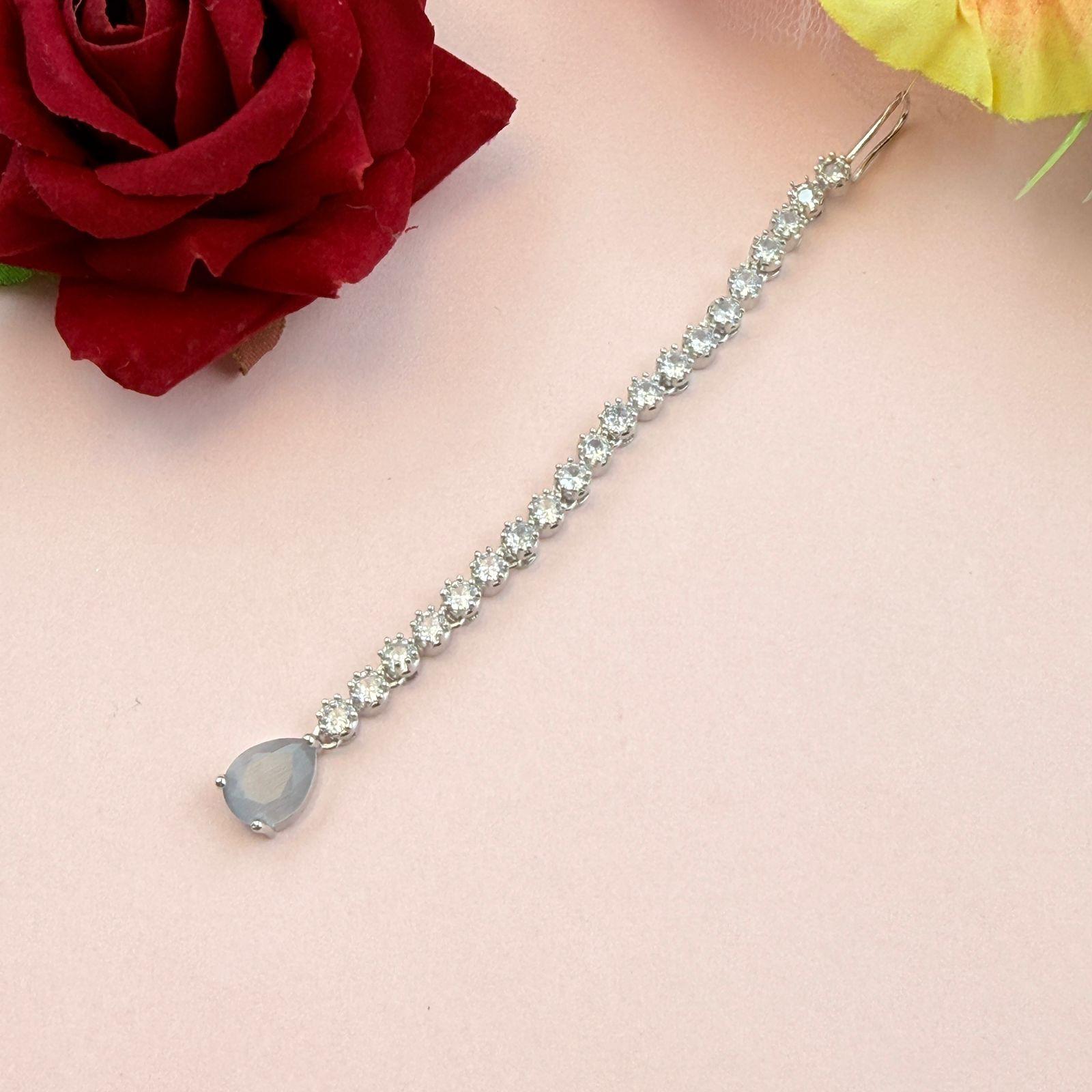 Cubic Zirconia Maangtika – Available in 14 Colours