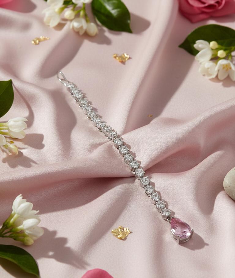 Cubic Zirconia Maangtika – Available in 14 Colours