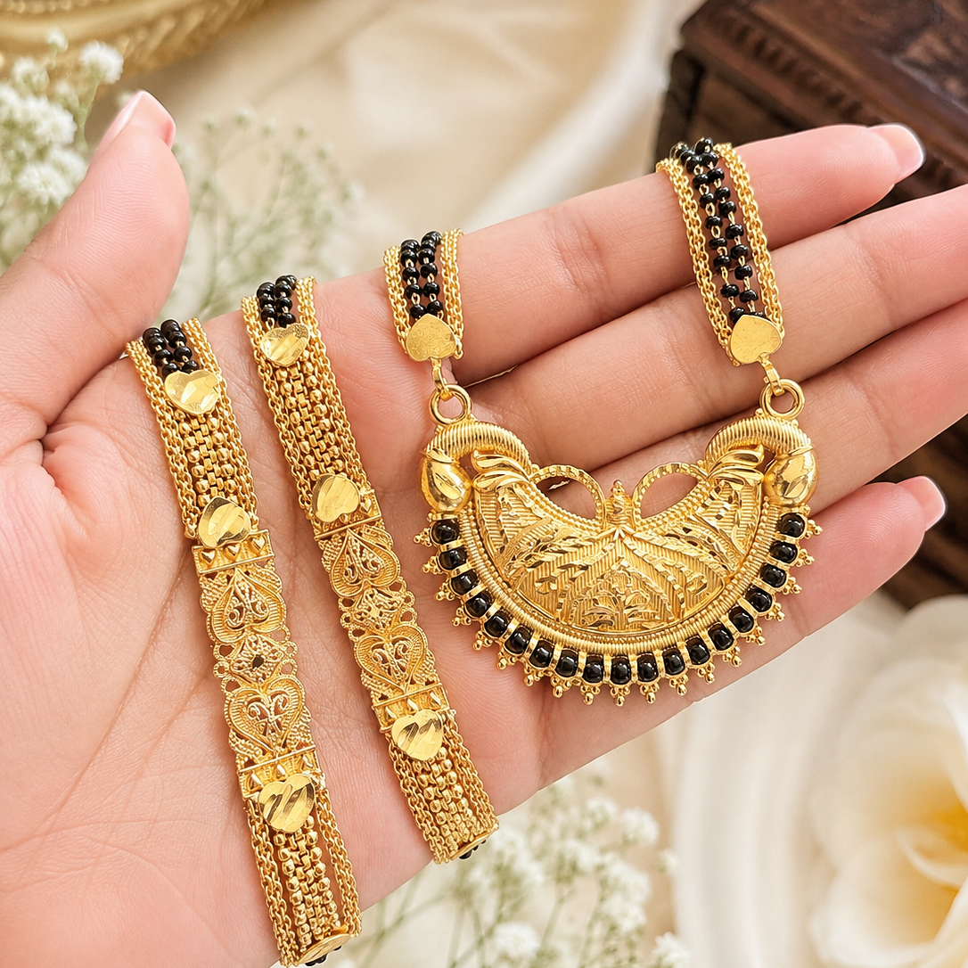 Traditional Designer Mangalsutra Necklace 30 inch