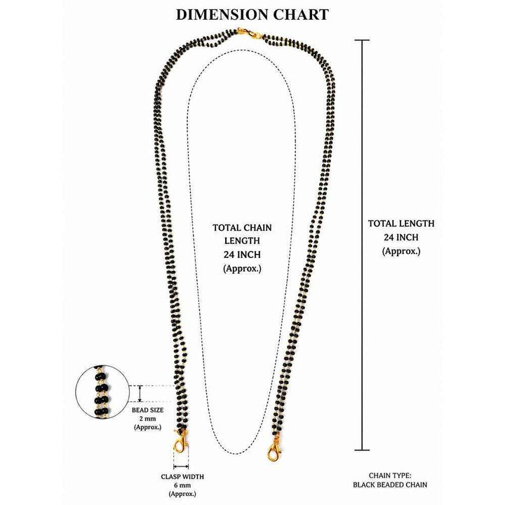 Designer Mangalsutra with Earrings for Women