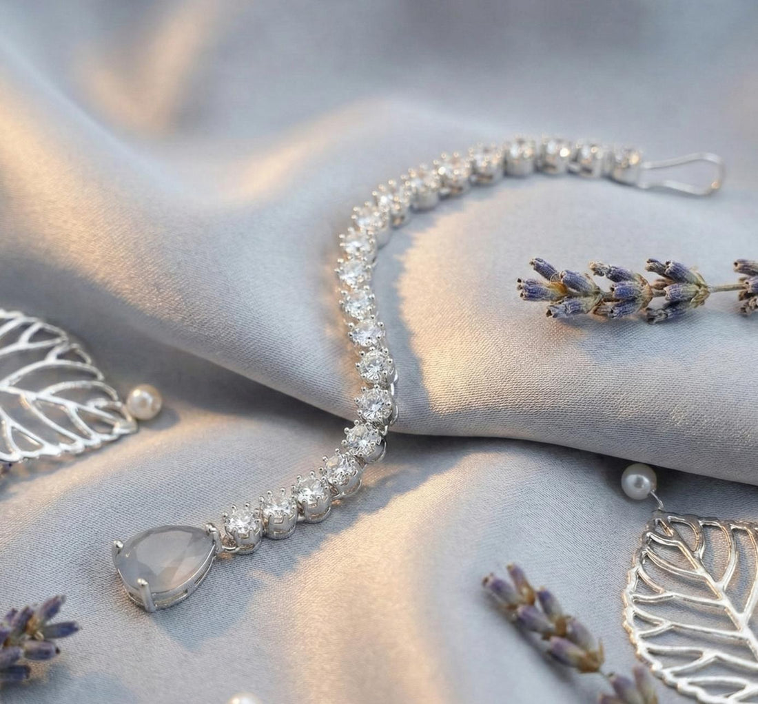 Cubic Zirconia Maangtika – Available in 14 Colours