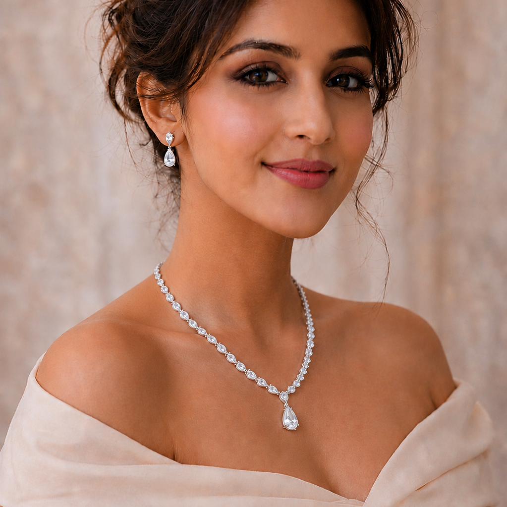 Designer Necklace Set for Women with Earrings