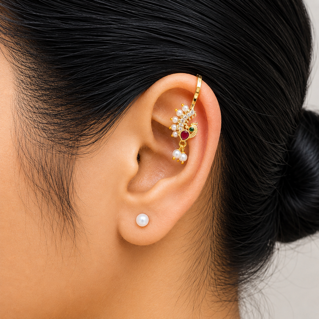 Designer Brass Bugdi for Women