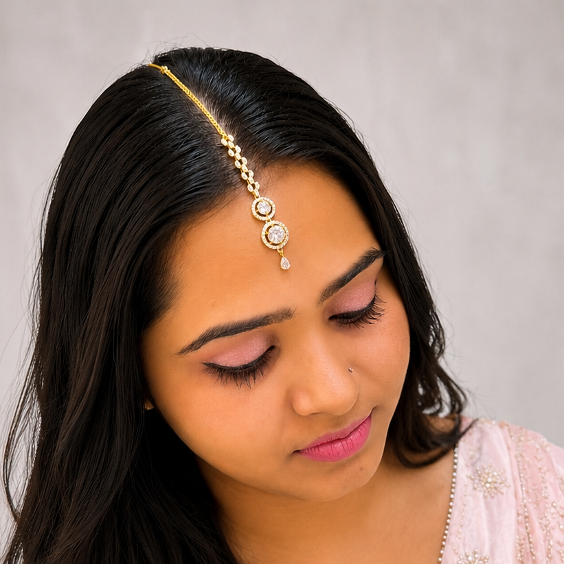 Double Drop AAA Tika Gold Plated
