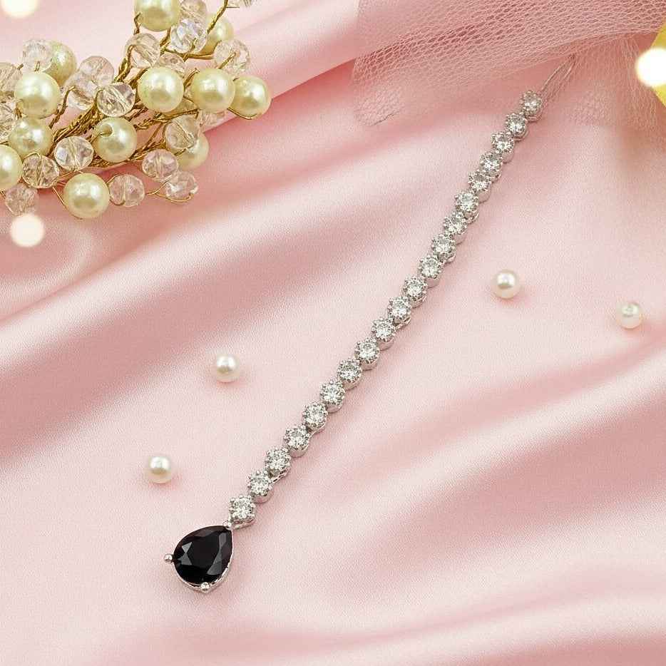 Designer CZ Stone Maang Tikka for Women