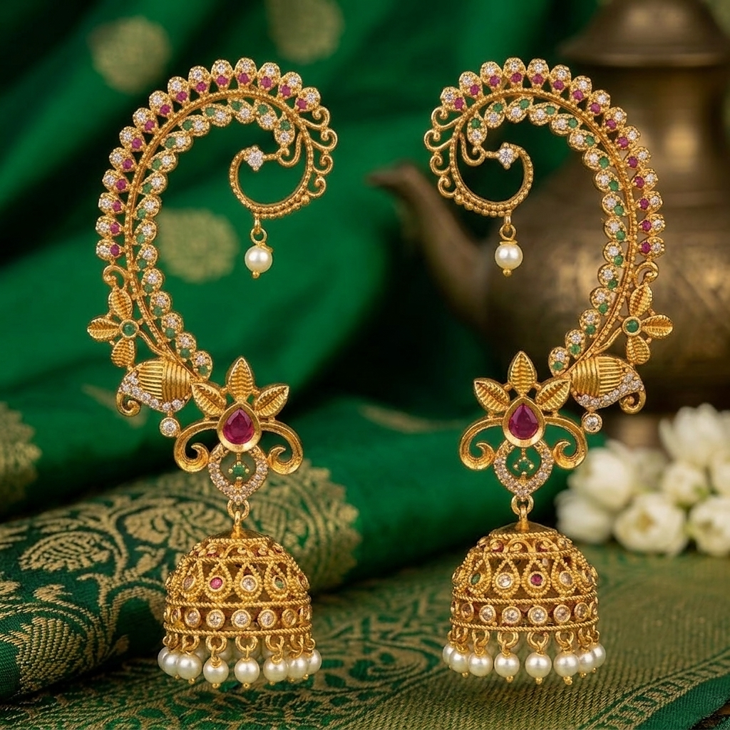 South Indian Ad Traditional Jhumka