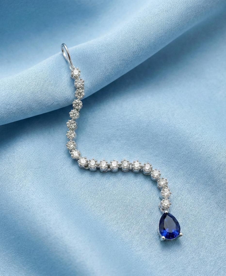 Cubic Zirconia Maangtika – Available in 14 Colours