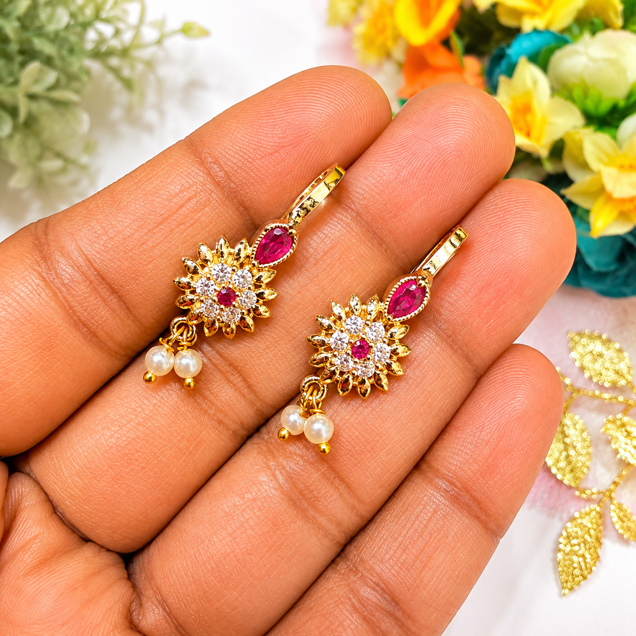 Floral Designer Bugdi for Women