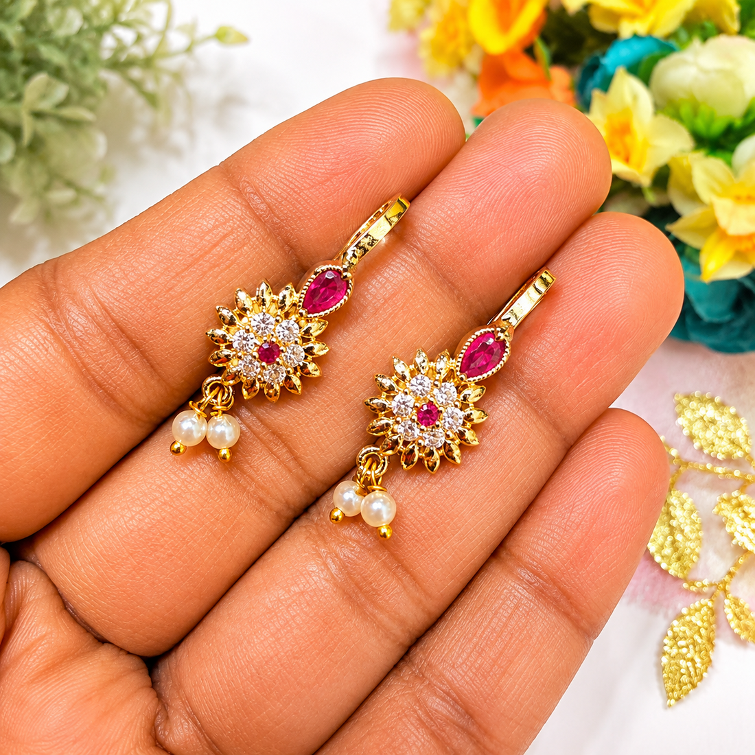 Floral Designer Bugdi for Women