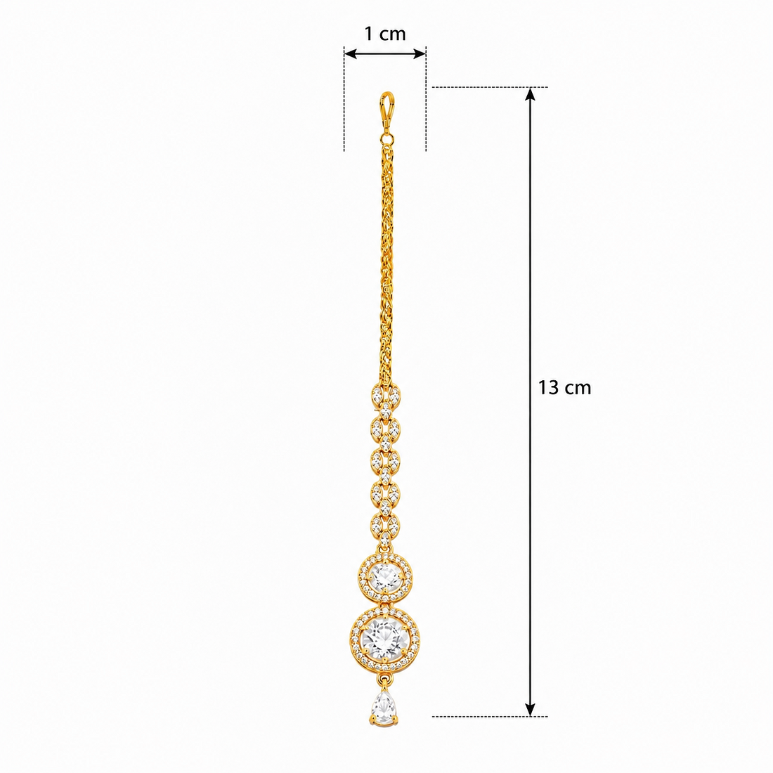 Double Drop AAA Tika Gold Plated