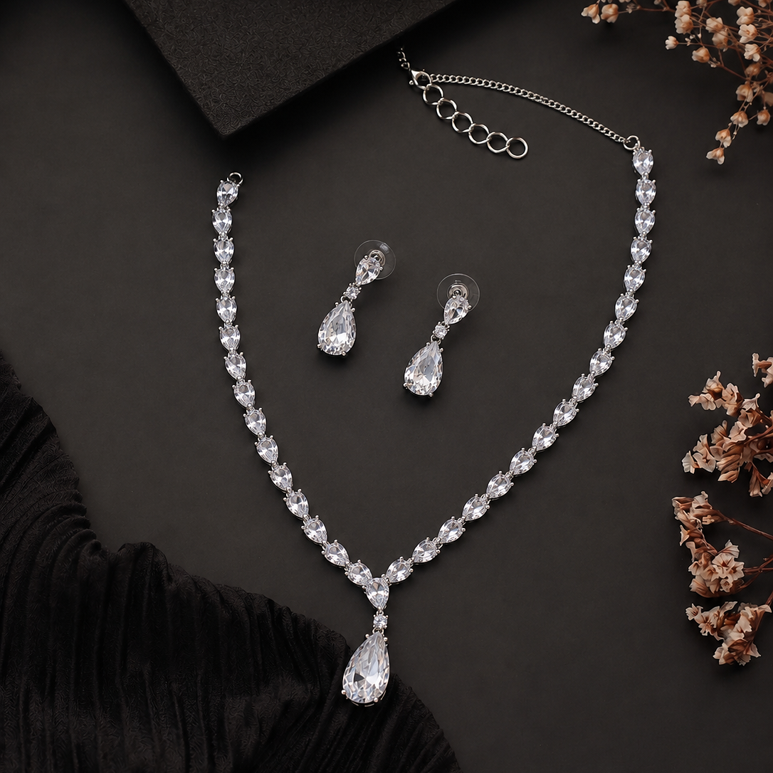 Designer Necklace Set for Women with Earrings