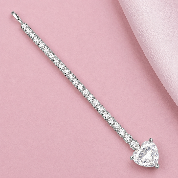 Designer American Diamond Maang Tikka for Women