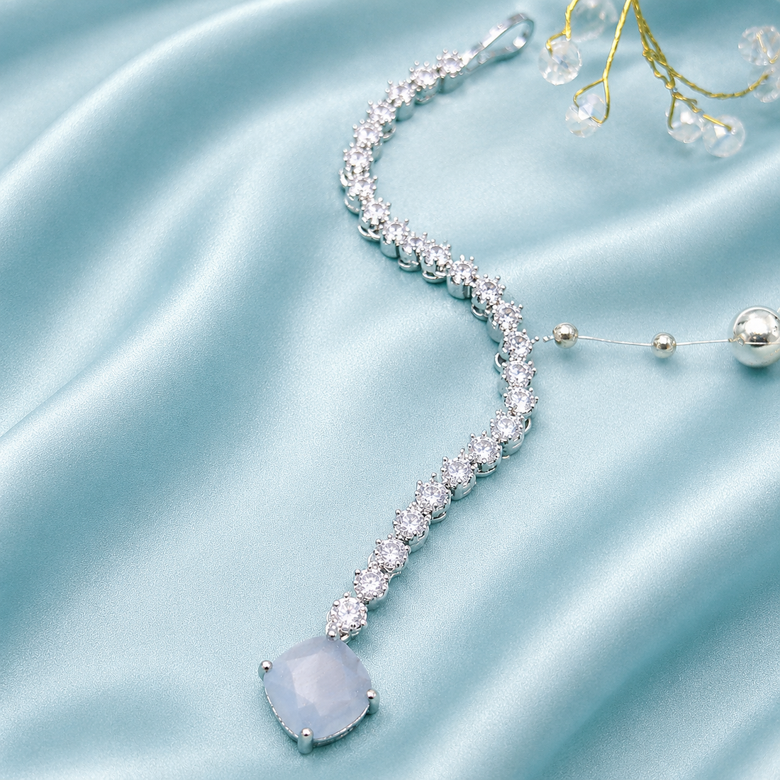 Cube Sleek Mangtika | Stylish Silver Plated