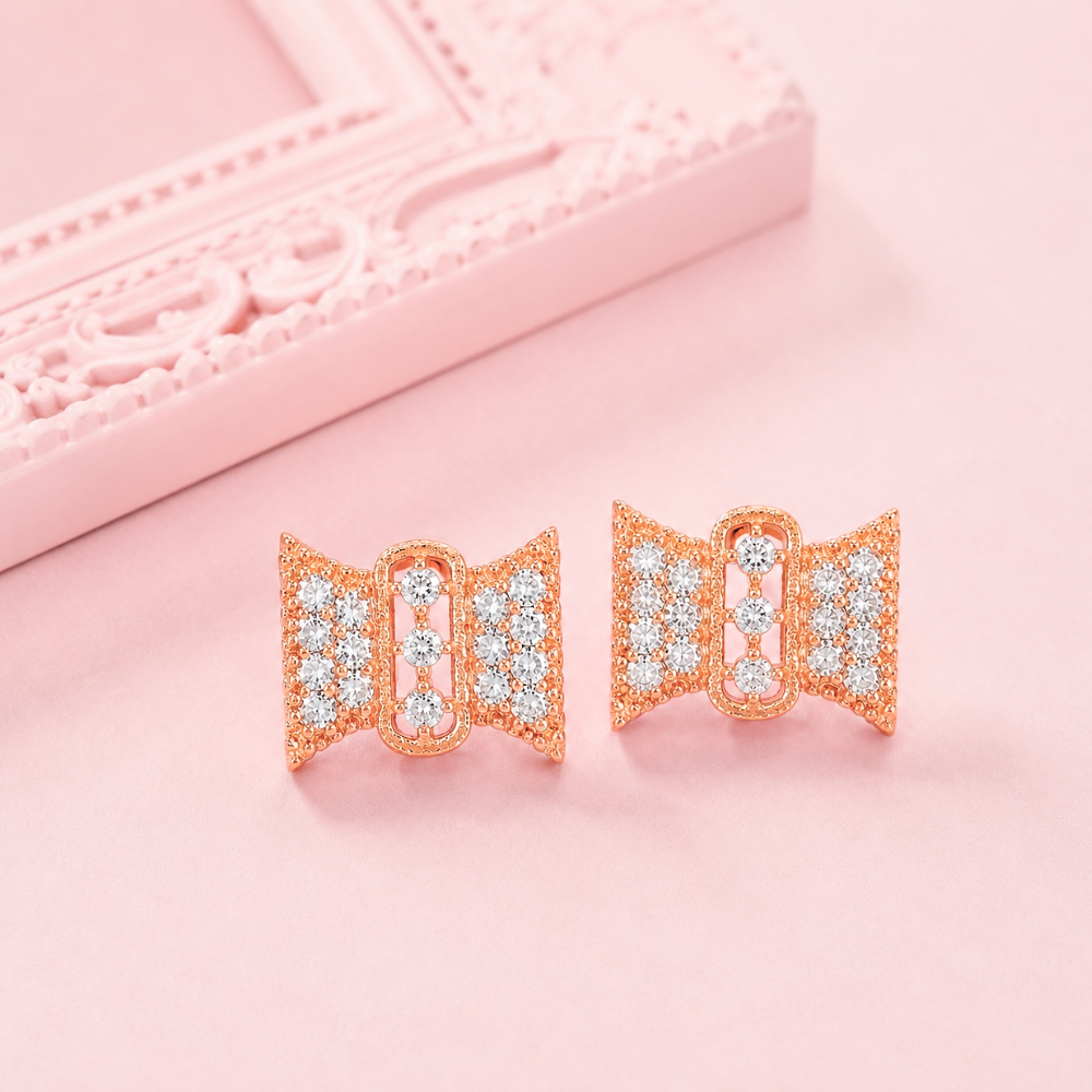 Premium Crystal Stud Earrings for Women