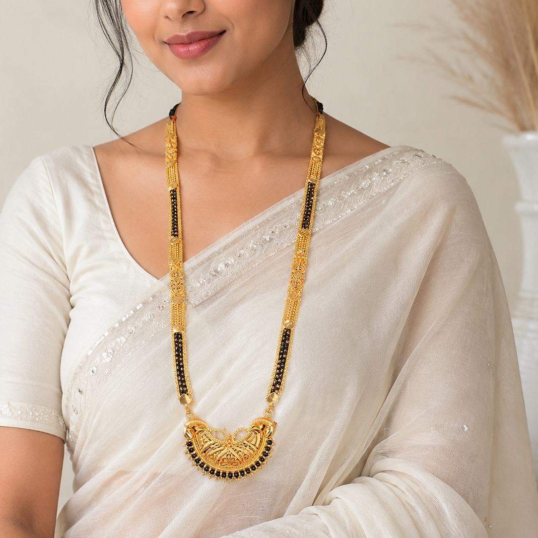 Traditional Designer Mangalsutra Necklace 30 inch