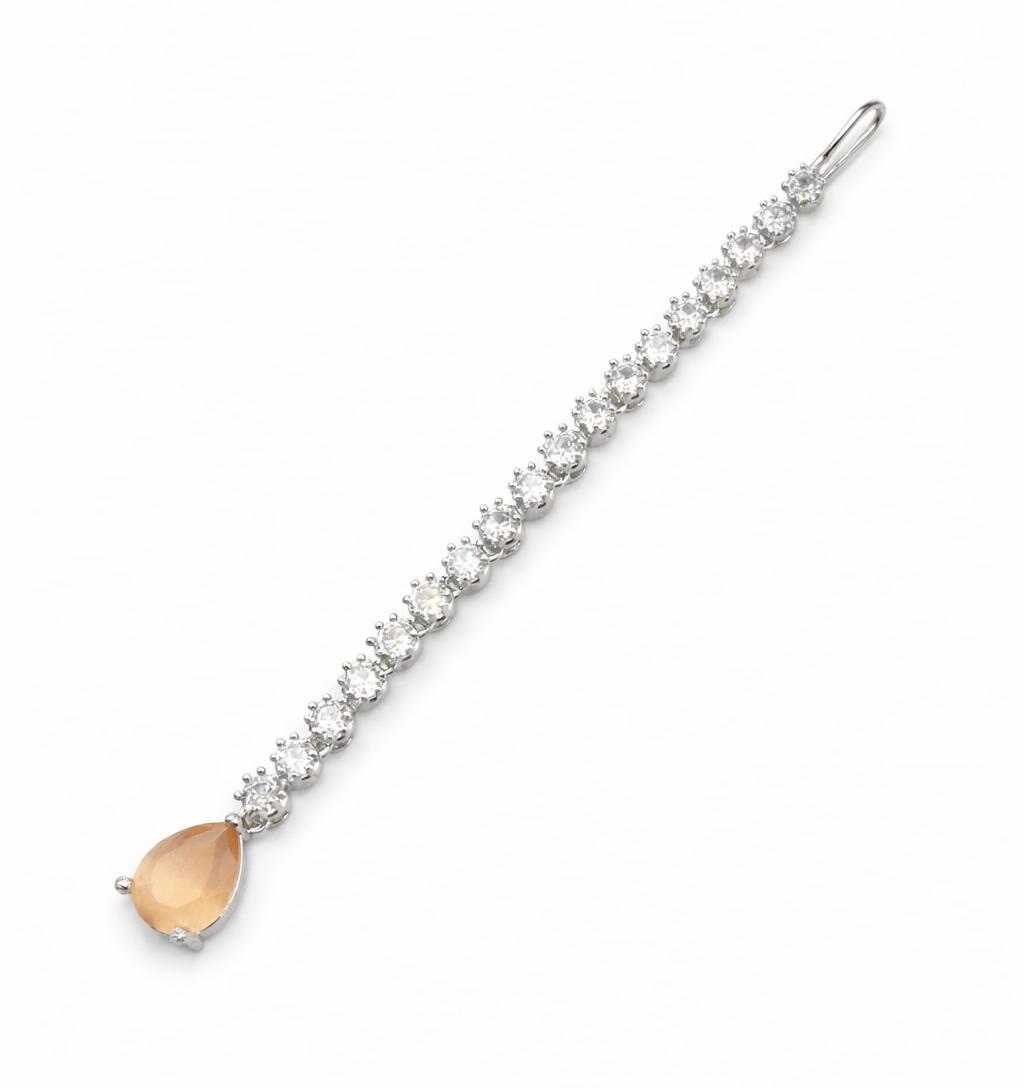 Cubic Zirconia Maangtika – Available in 14 Colours