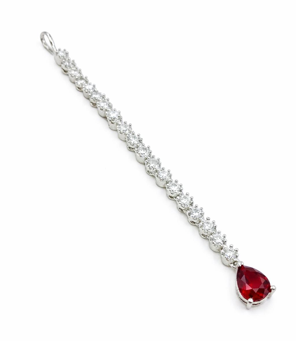 Cubic Zirconia Maangtika – Available in 14 Colours