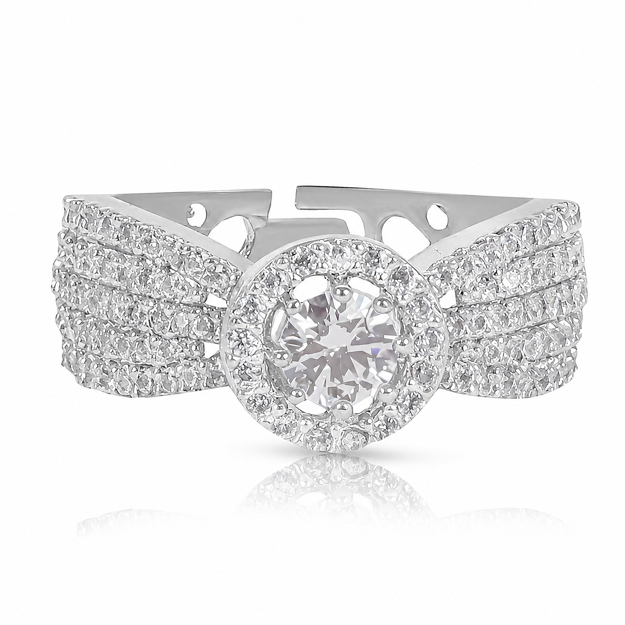 Premium CZ Statement Ring
