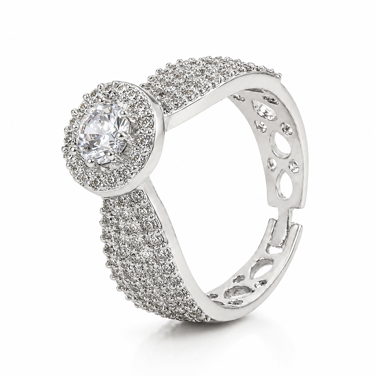 Premium CZ Statement Ring