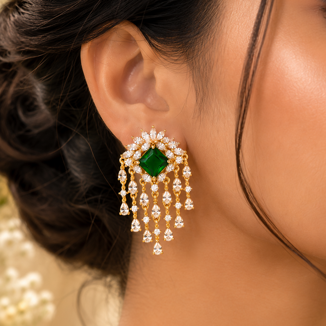 Premium CZ Designer Earrings for Women