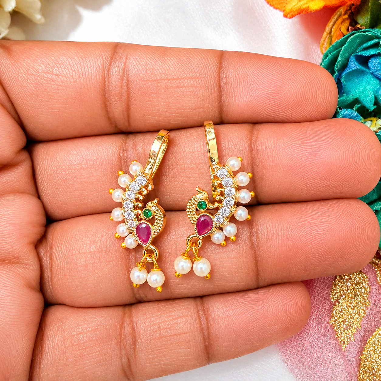 Designer Brass Bugdi for Women