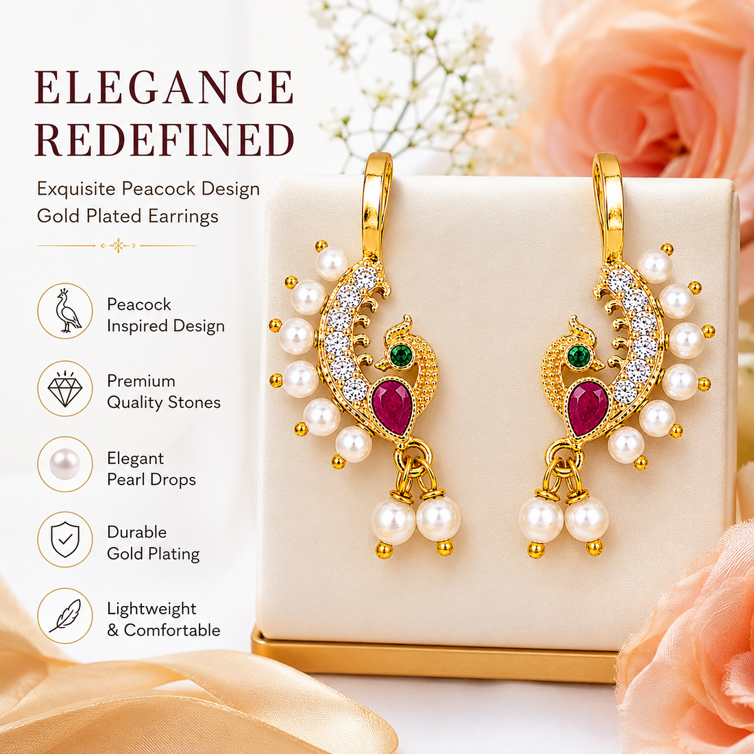 Designer Brass Bugdi for Women