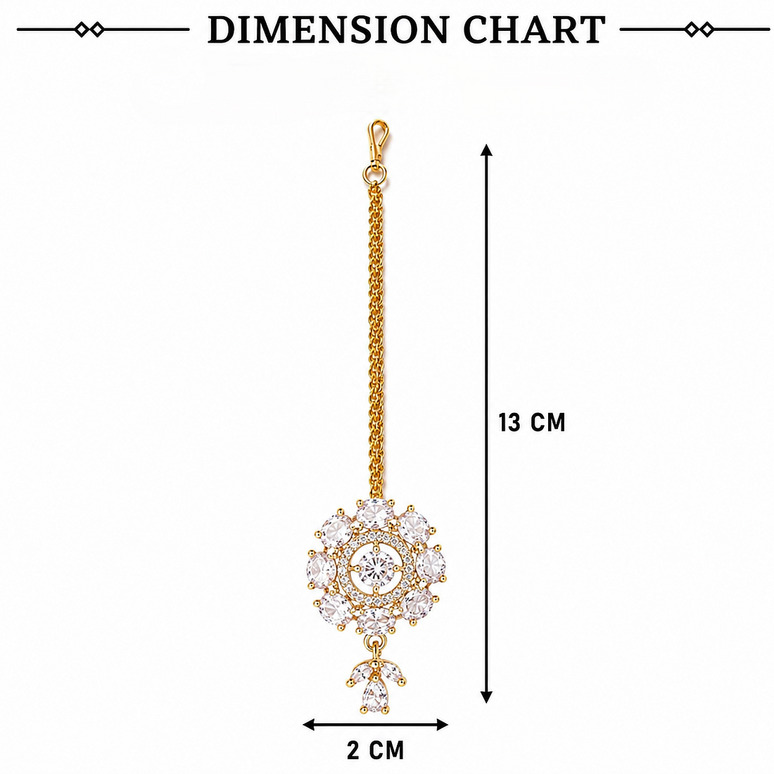 Premium Bridal Maang Tikka for Women