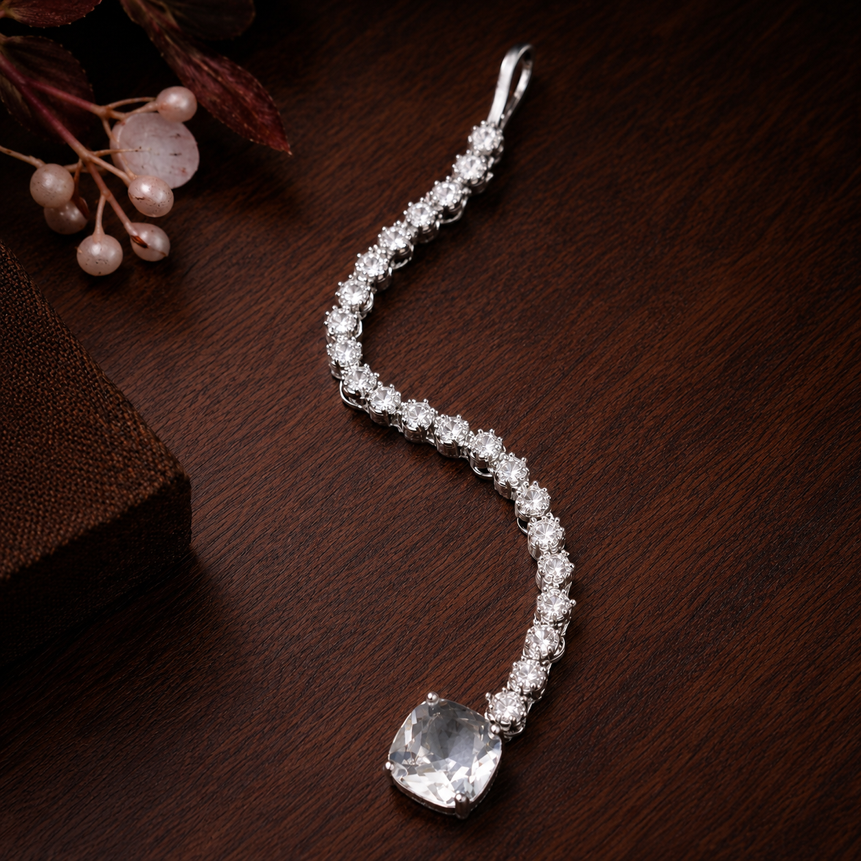 Cube Sleek Mangtika | Stylish Silver Plated